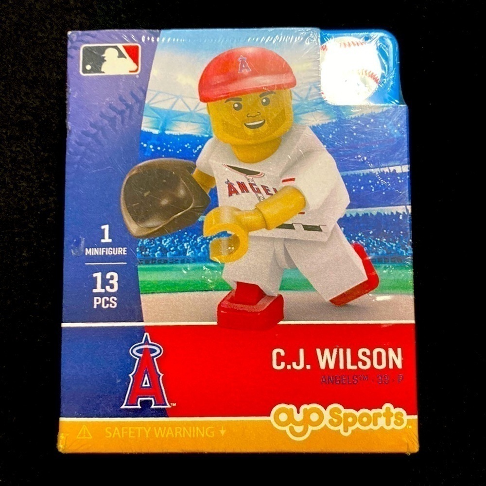 MLB baseball Anaheim Angels min oyo lego figures team player lego like people